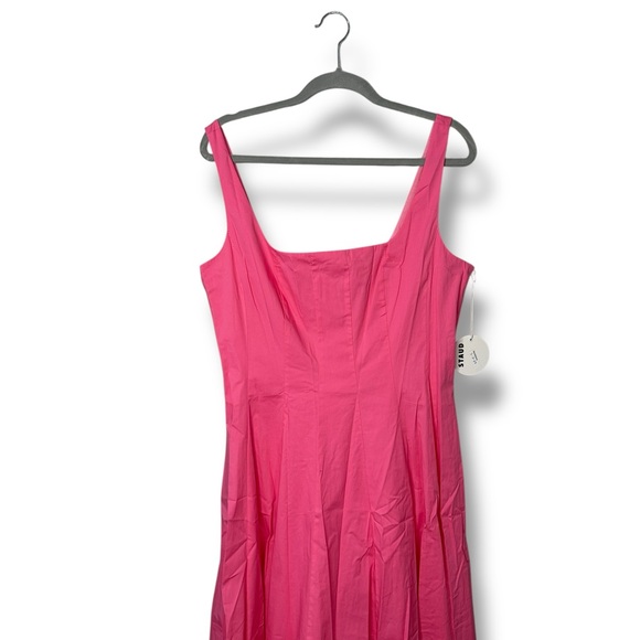 Staud Wells Midi Dress Plumeria Size 16 - Picture 7 of 16